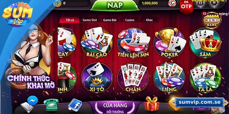 SUMVIP - Link Truy Cập SUMVIP.COM Chính Thức Không Bị Chặn 42 Game bài Sumvip cung cấp hàng trăm trò chơi hấp dẫn