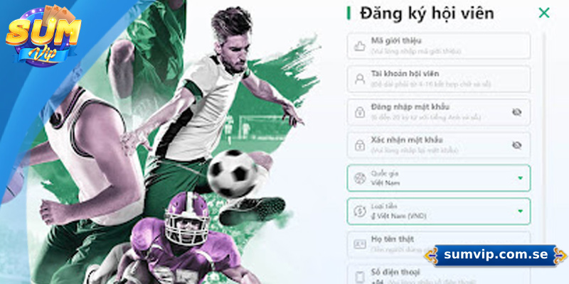 SUMVIP - Link Truy Cập SUMVIP.COM Chính Thức Không Bị Chặn 44 Hướng dẫn đăng ký tài khoản tại Sumvip